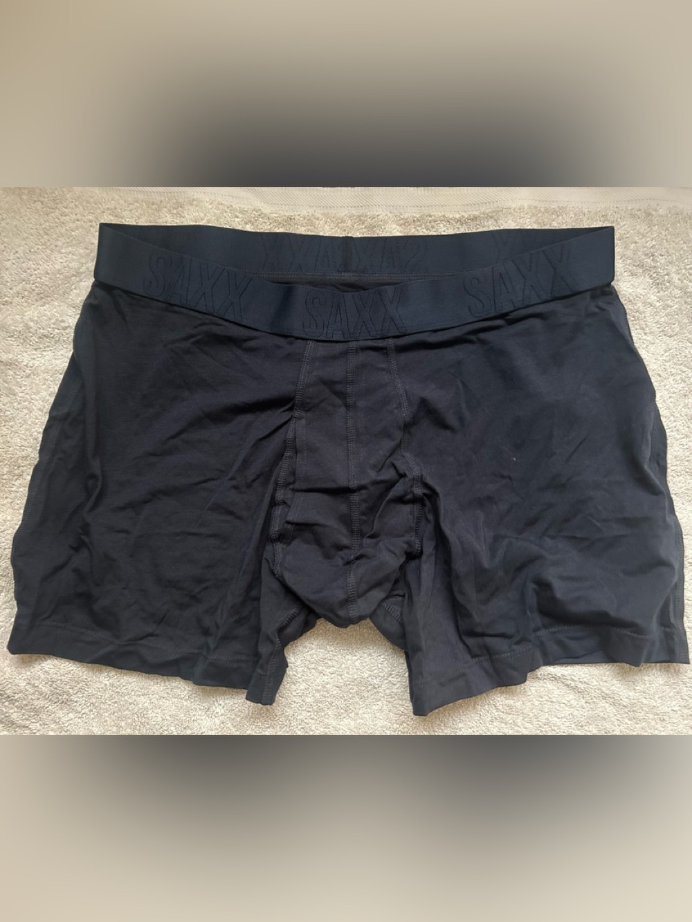 Men’s SAXX Undercover Black Boxer Briefs Underwear Size X Large